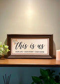 This Is Us Wooden Wall Frame