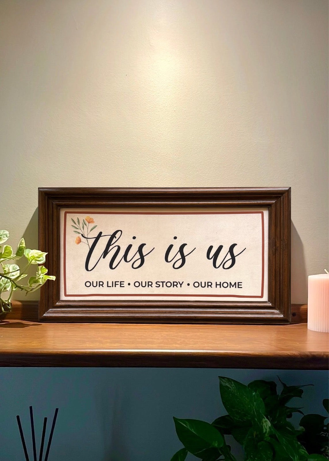 This Is Us Wooden Wall Frame