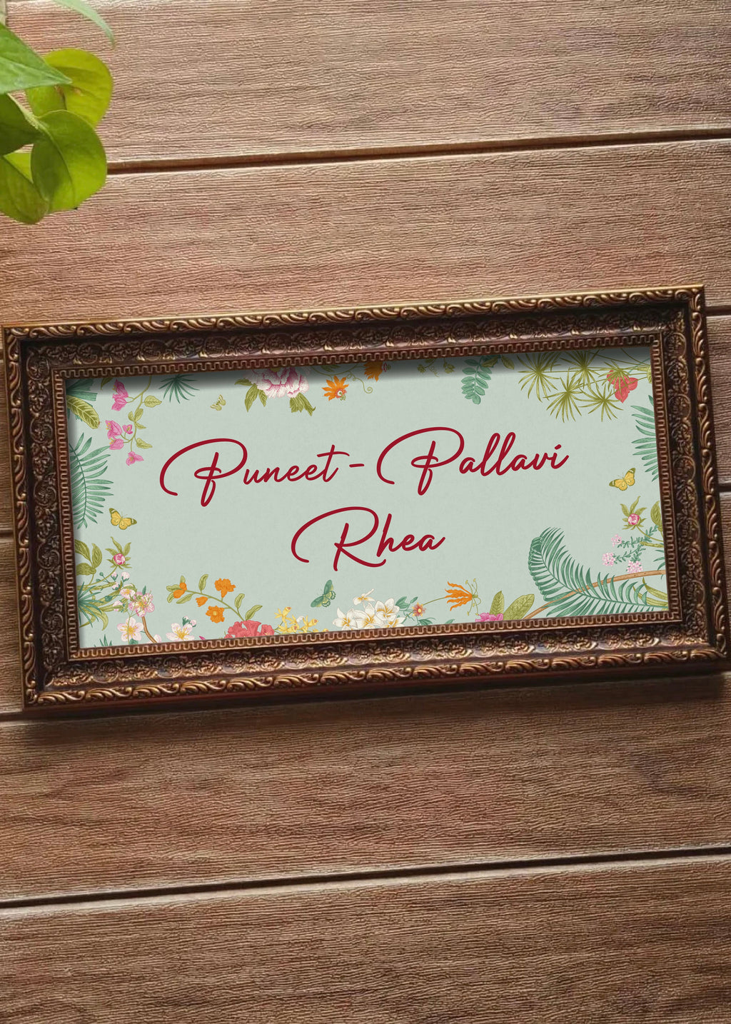 Victorian Garden Name Plate