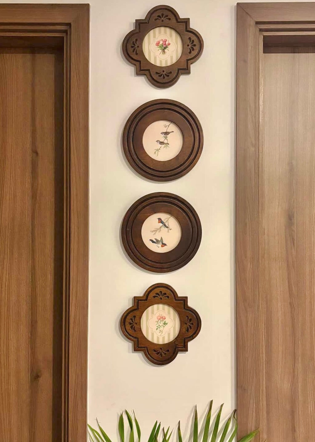 Birdsong and Blossom Wall Art- Set of Four