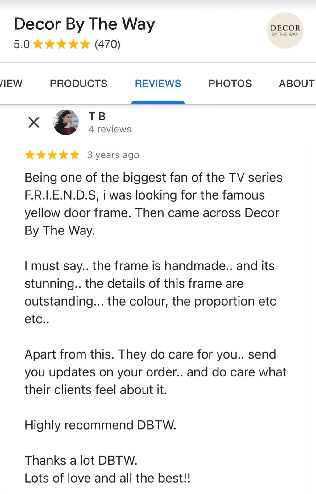 In this house FRIENDS Frame