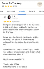 In this house FRIENDS Frame