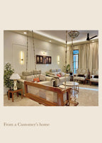 Meera Mahal Wooden Wall Decor – Grand 3D Wooden Artwork for Luxurious Interiors