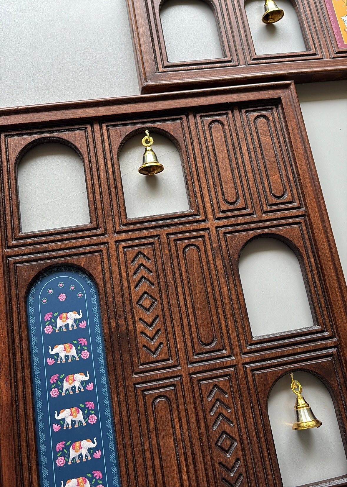 Shyam Saaj: Set of Two Wooden Wall Frames | Wall Decor