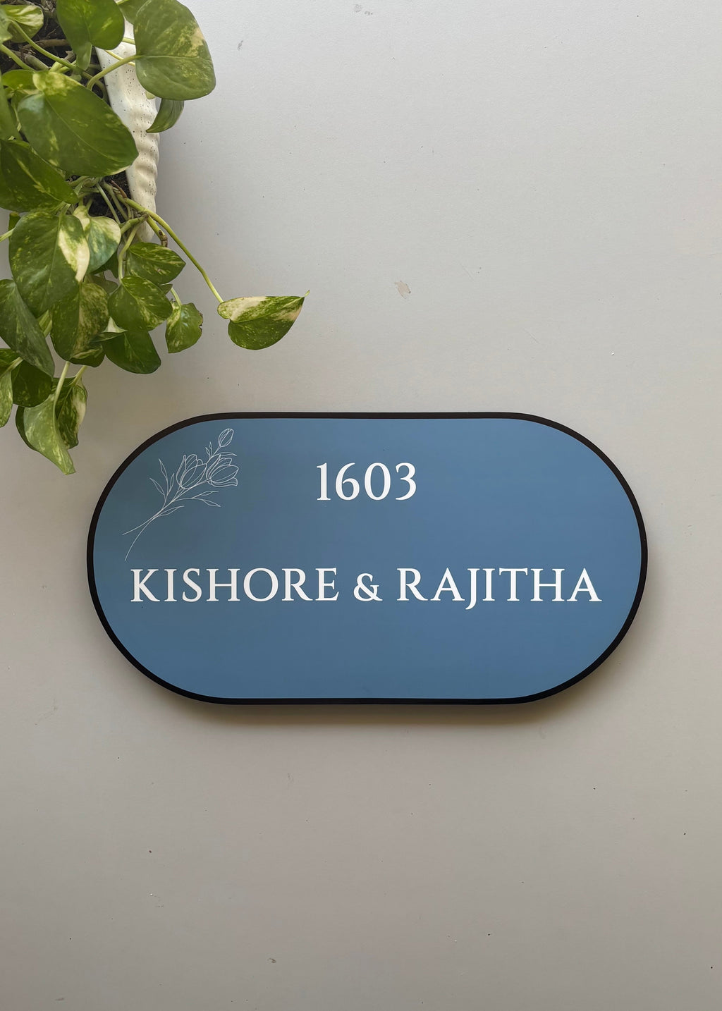 Azure Name Plate