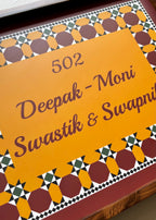 Athangudi Name Plate for Home