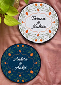 Marigold Round Name Plate