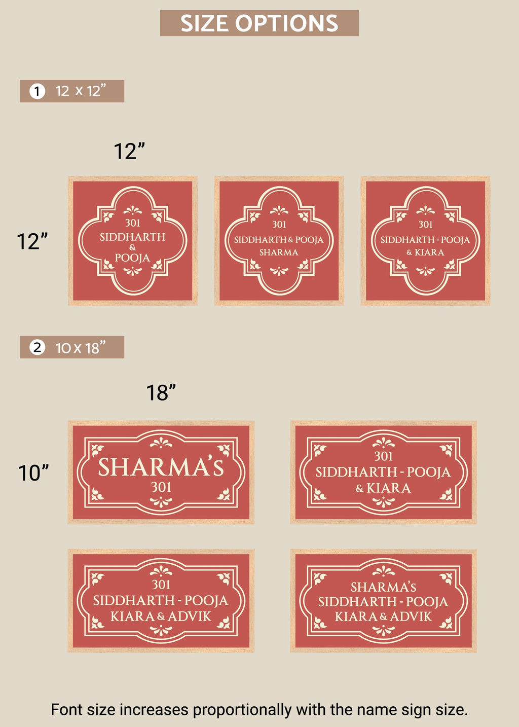 Blush Infusion Name Plate