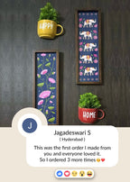 Neel-Kamal Set of Two Wooden Wall Frames