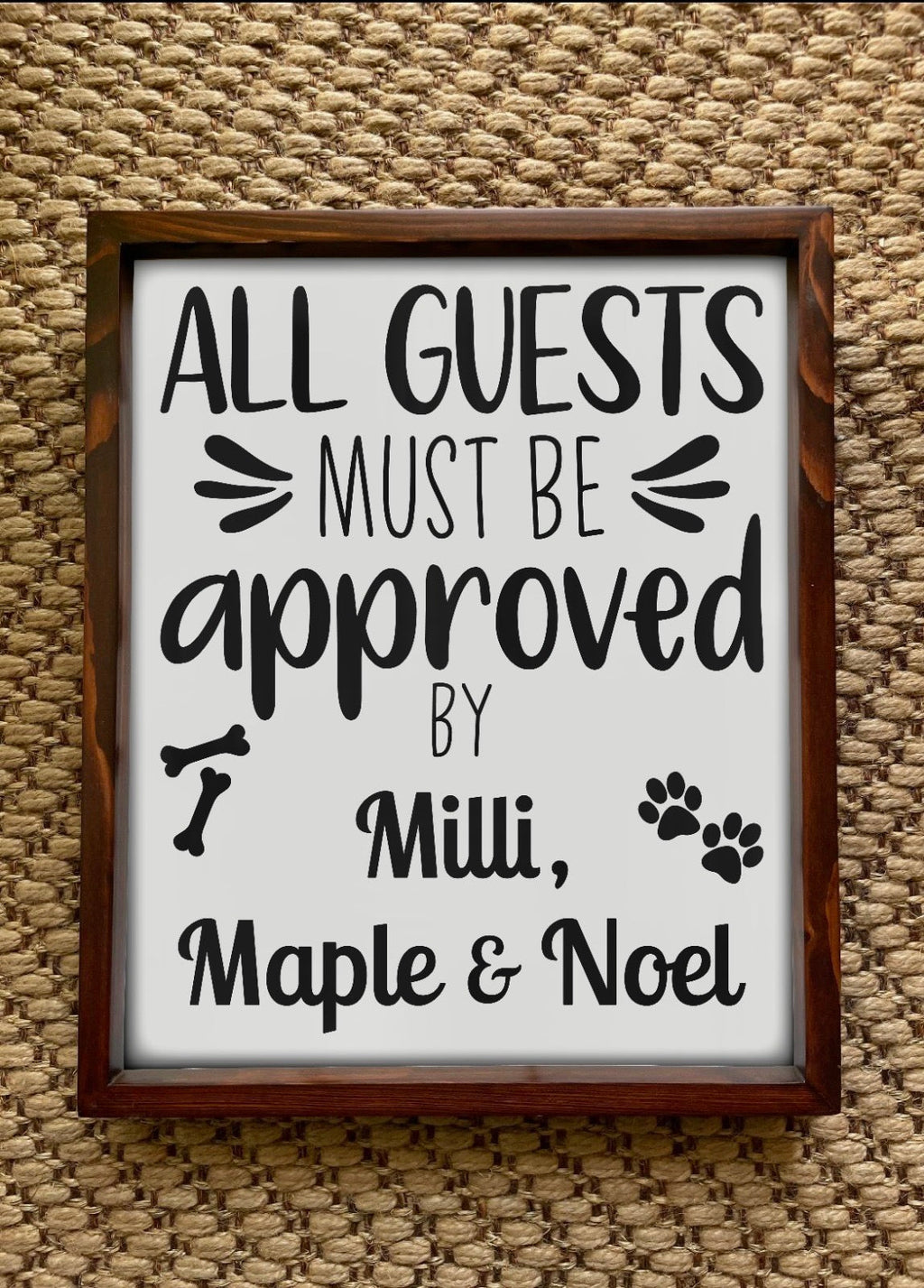 Pet Personalised Frame