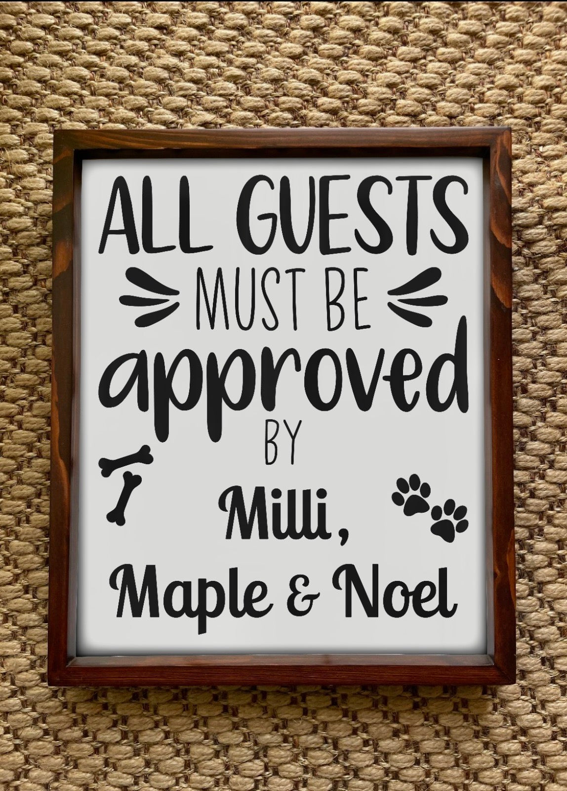 Pet Personalised Frame