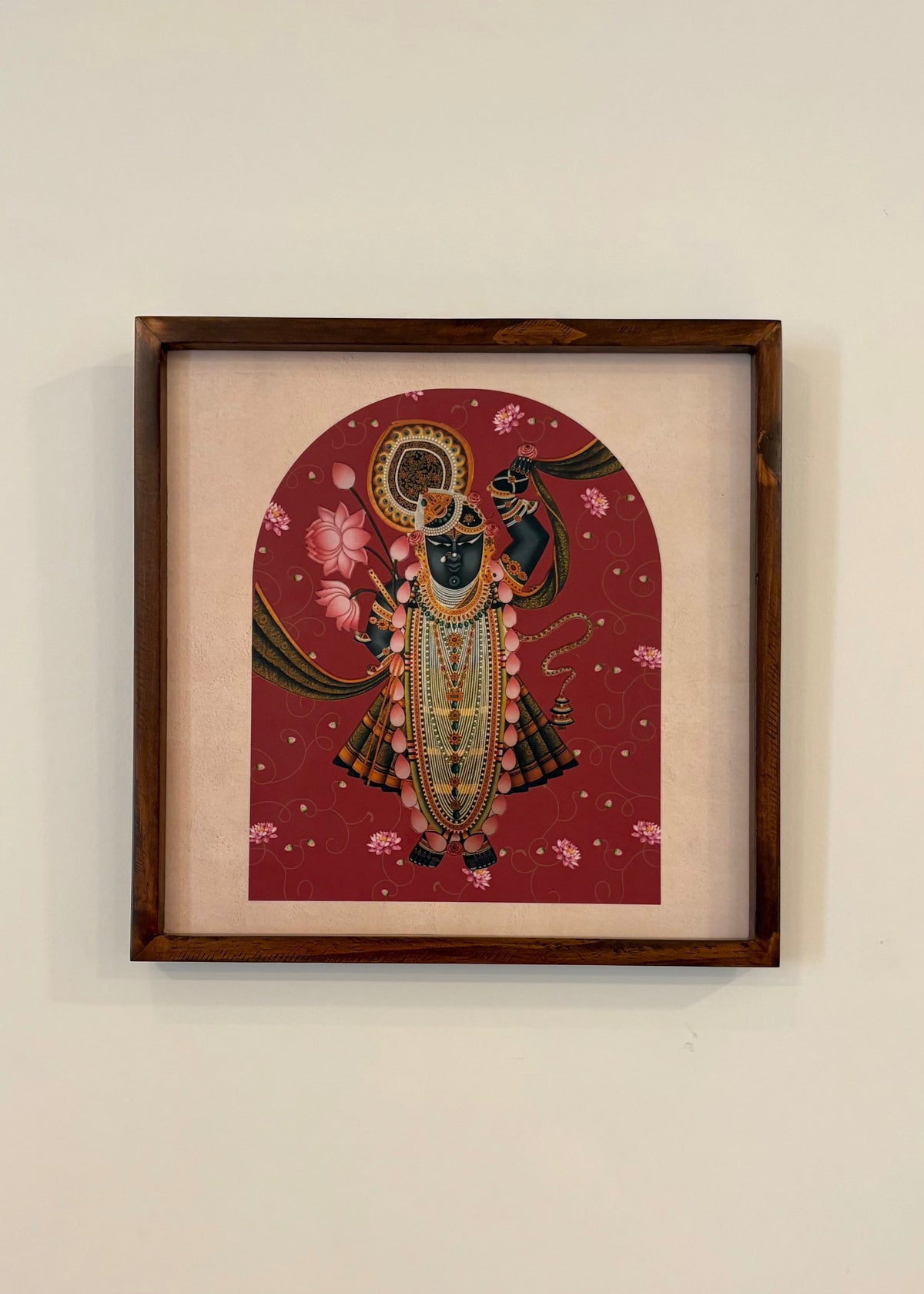 Shrinathji Pichwai Art - Set of three
