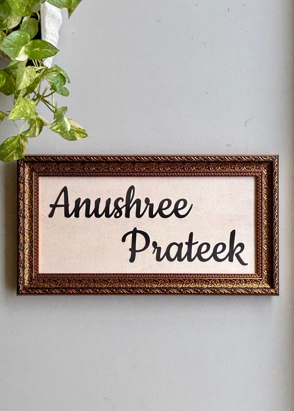 Antique Name Plate