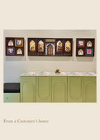 Meera Mahal Wooden Wall Decor – Grand 3D Wooden Artwork for Luxurious Interiors