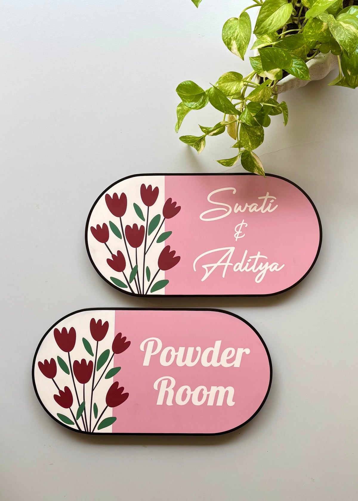 Tulip Bloom Name Plate