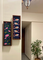 Neel-Kamal Set of Two Wooden Wall Frames