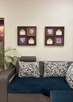 Rang Mahal Wooden Wall Art - Jaipur Jharokha Inspired