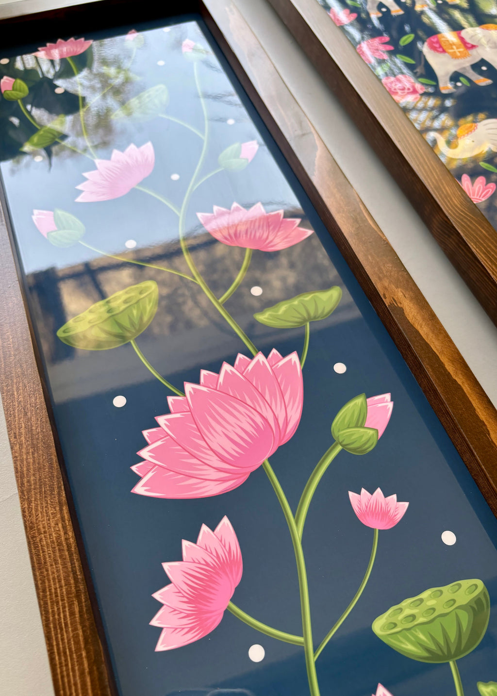 Neel-Kamal Set of Two Wooden Wall Frames