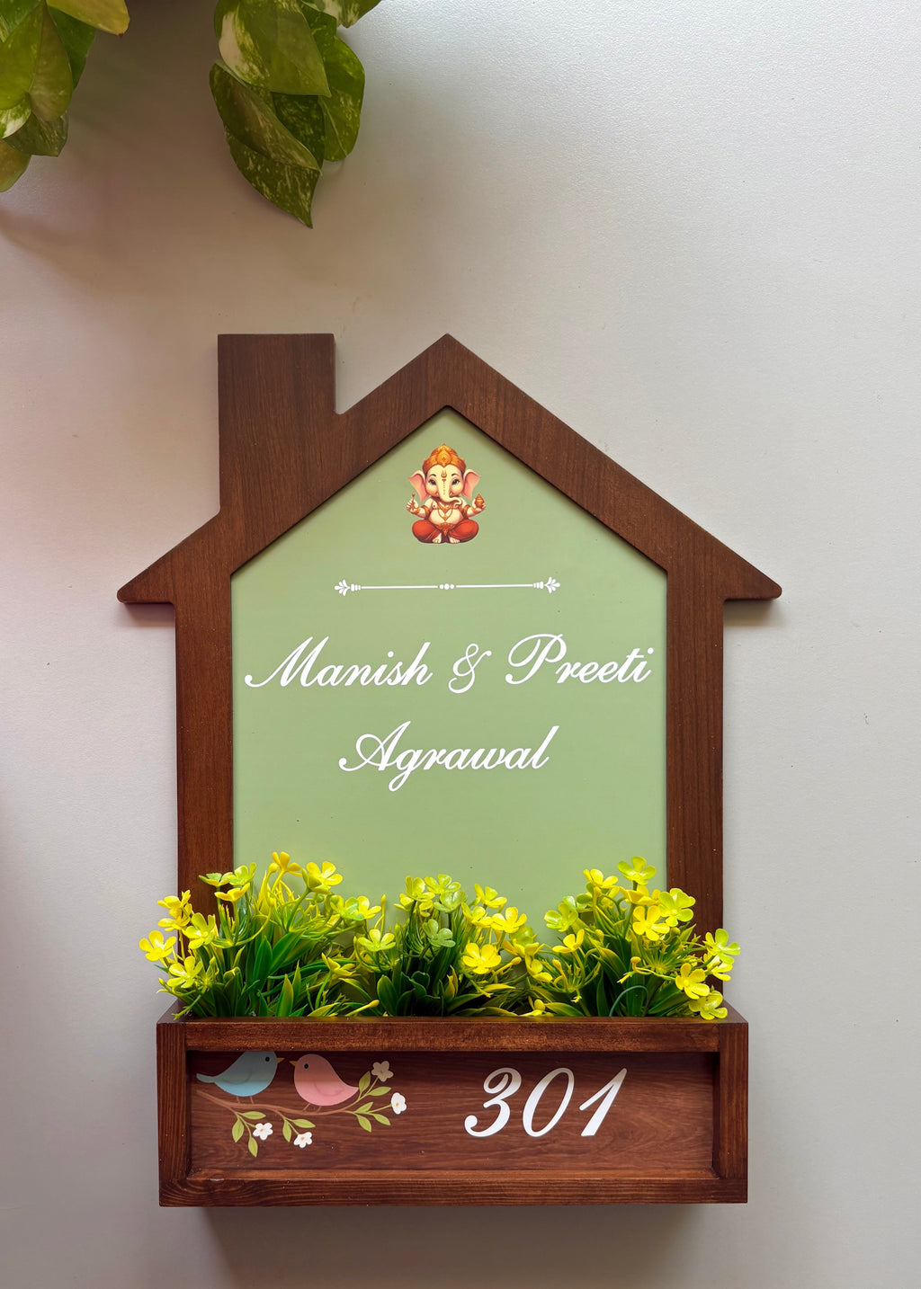 Home Planter Name Plate - Decor By The Way
