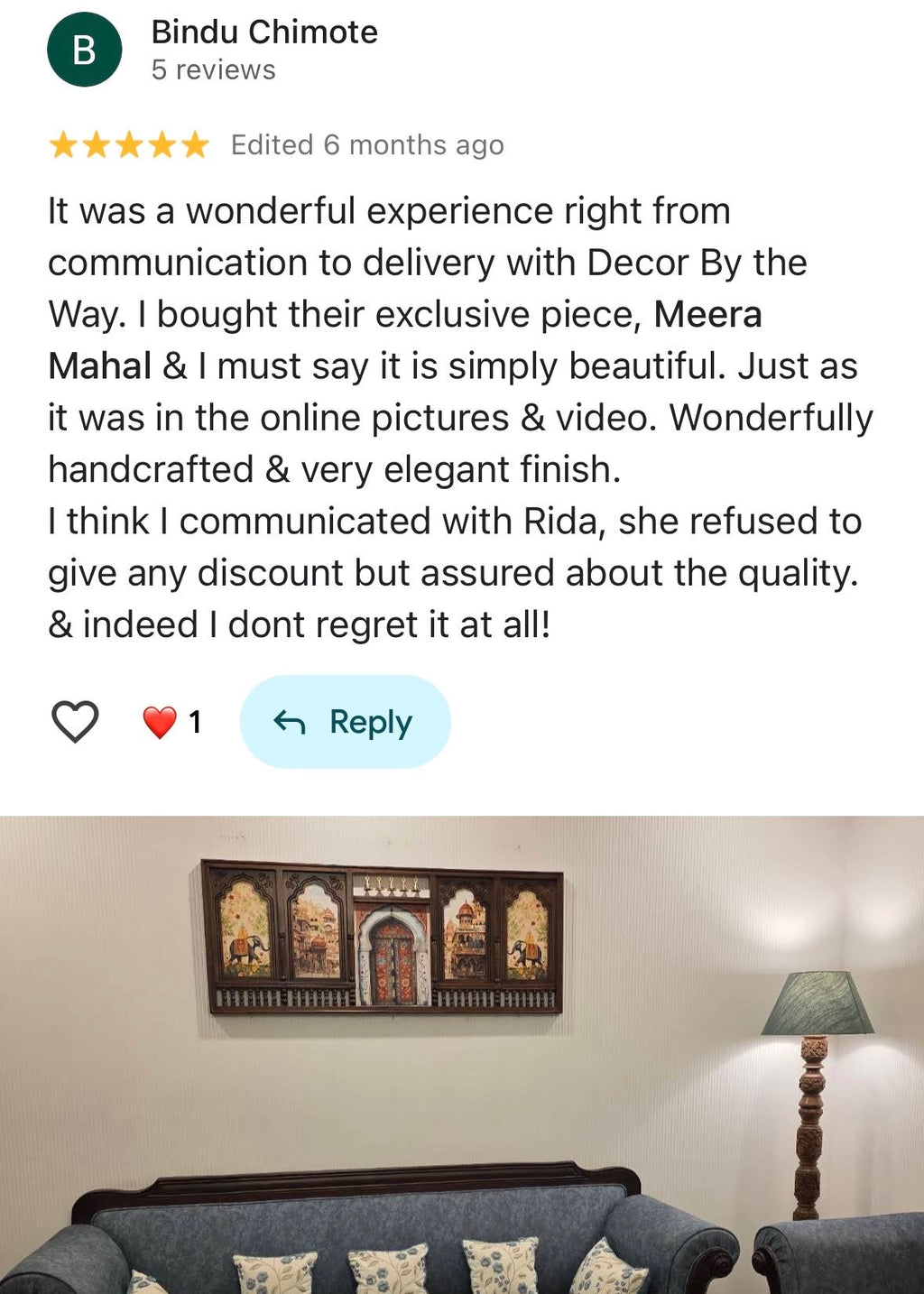 Meera Mahal Wooden Wall Decor – Grand 3D Wooden Artwork for Luxurious Interiors