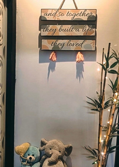 And so together Wall Hanging