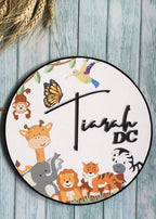 Jungle Safari Name Sign
