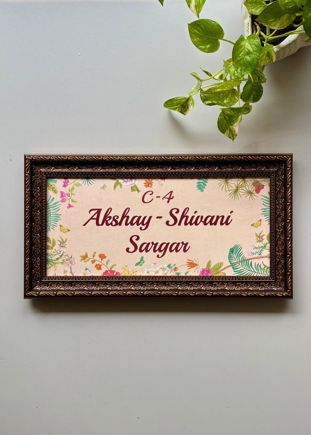 Victorian Garden Name Plate