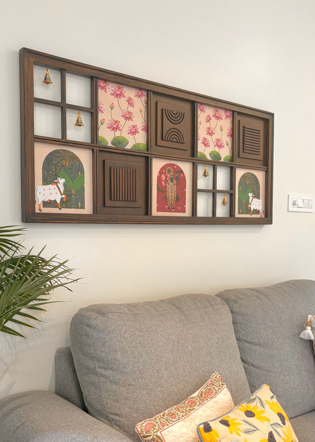 Shrinathji Heritage Harmony Wooden Wall Artwork