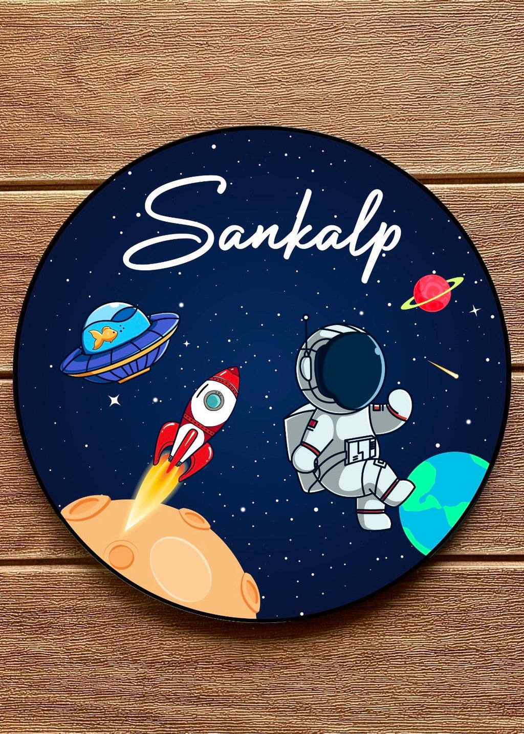 Lil Astronaut Name Sign for Kids Room