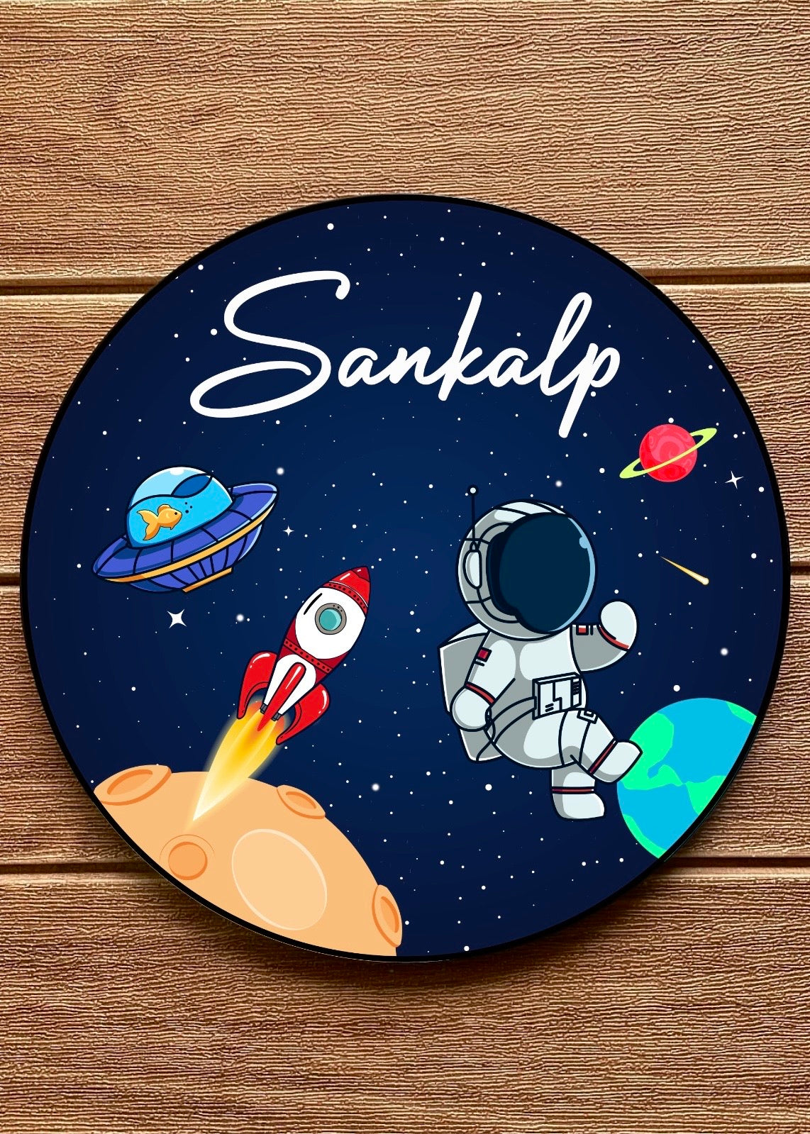 Lil Astronaut Name Sign for Kids Room