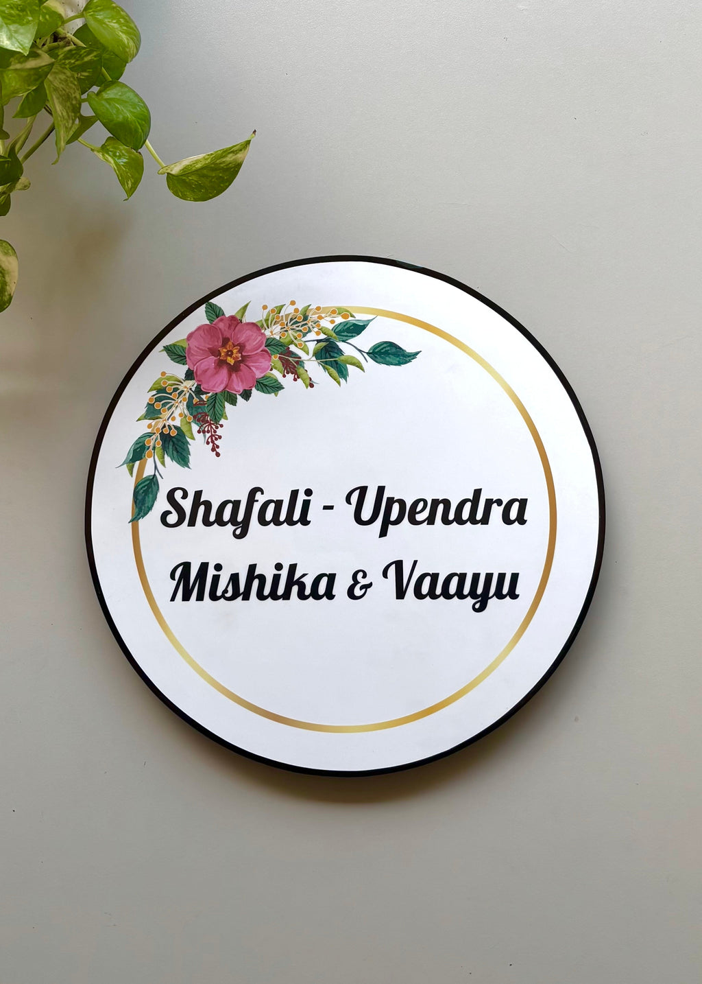 Tropical Name Sign
