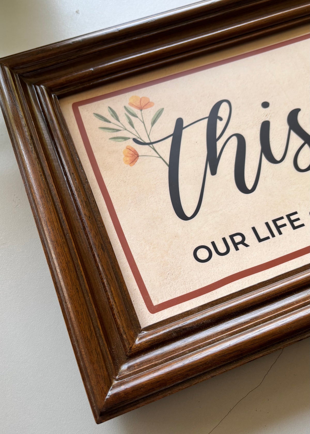 This Is Us Wooden Wall Frame
