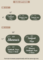Olive Name Plate